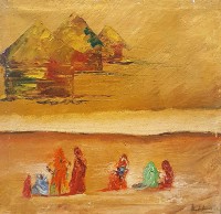 Habiba Mughal, 12 x 12 Inch, Acrylic on Canvas, Figurative Painting, AC-HBM-020